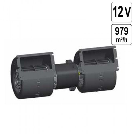 Ventilator Centrifugal 12V -  979 m3/h - 3 Viteze - 31145544-SPAL